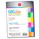 CUBIERTAS RAYADAS GBC GBCOLOR COLOR SURTIDO PUNTOS DE ESPESOR 16 TAMAÑO CARTA 1 PAQUETE CON 60 PIEZAS - Envío Gratuito