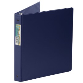 CARPETA DE VINIL BASICA ARILLO EN O DE 1 PULGADA COLOR AZUL KINERA 9100AZ 1 PIEZA - Envío Gratuito