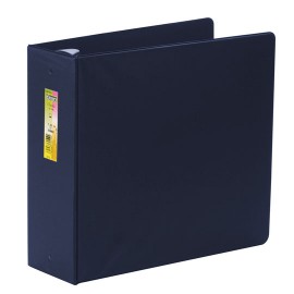 CARPETA DE VINIL PANORAMICA ARILLO EN O DE 3 PULGADAS COLOR AZUL KINERA 9301AZ 1 PIEZA - Envío Gratuito