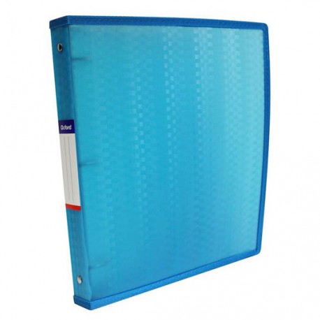 CARPETA DE POLIPROPILENO COLOR TAMAÑO CARTA ARILLO EN O DE 1 PULGADA COLOR AZUL OXFORD OXFORD - Envío Gratuito
