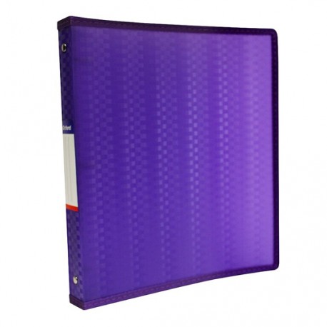 CARPETA DE POLIPROPILENO COLOR TAMAÑO CARTA ARILLO EN O DE 1 PULGADA COLOR MORADO OXFORD F905M - Envío Gratuito