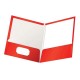 FOLDER DE PAPEL TAMAÑO CARTA TOPS PRODUCTS OXFORD 51711 TIPO PLASTIFICADO COLOR ROJO 1 PQ C/25 PZS