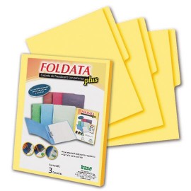 FOLDER DE PAPEL TAMAÑO OFICIO IRASA FOLDATA TIPO CARPETA COLOR AMARILLO 1 PIEZA - Envío Gratuito
