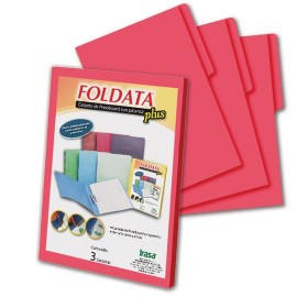 FOLDER DE PAPEL TAMAÑO OFICIO IRASA FOLDATA TIPO CARPETA COLOR ROJO 1 PIEZA - Envío Gratuito