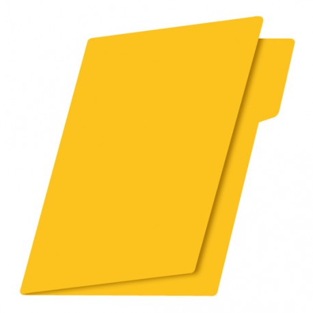 Fólder t. carta amarillo intenso c/25 - Envío Gratuito