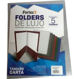 Folder laminado cta color gris c/5 - Envío Gratuito