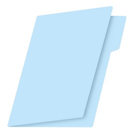 Fólder tamaño oficio azul c/100 - Envío Gratuito