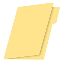Fólder tamaño oficio amarillo c/100 - Envío Gratuito