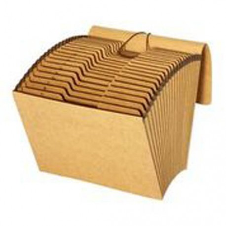 Archivo expandible kraft carta 21 div - Envío Gratuito