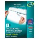 SEPARADOR AVERY 11450 TAMAÑO CARTA CON 8 DIVISIONES DE PLASTICO TRASLUCIDO CON CEJAS TRASPARENTES 1 JUEGO - Envío Gratuito