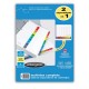 SEPARADOR WILSON JONES P0444 TAMAÑO CARTA CON 10 DIVISIONES DE PAPEL CON CEJAS MULTICOLOR 1 JUEGO - Envío Gratuito