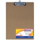 TABLA SUJETAPAPEL KYMA MACCTA TAMAÑO CARTA DE MADERA CON BROCHE CROMADO 1 PIEZA - Envío Gratuito