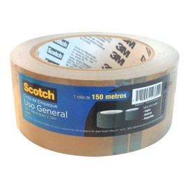 CINTA ADHESIVA DE EMPAQUE CANELA SCOTCH 360C DE 48 MM X 150 M 1 PZA - Envío Gratuito