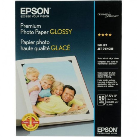 PAPEL BOND BLANCO CARTA EPSON GRAMAJE 52 GRS BLANCURA 8.5 X 11 PULGADAS 1 PAQUETE CON 50 HOJAS - Envío Gratuito