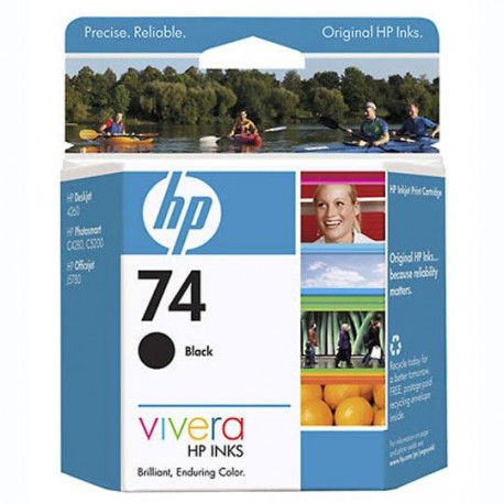 TINTA HP CB335WL 74 COLOR NEGRO - Envío Gratuito