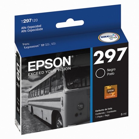 TINTA EPSON T297120-AL 297 COLOR NEGRO - Envío Gratuito