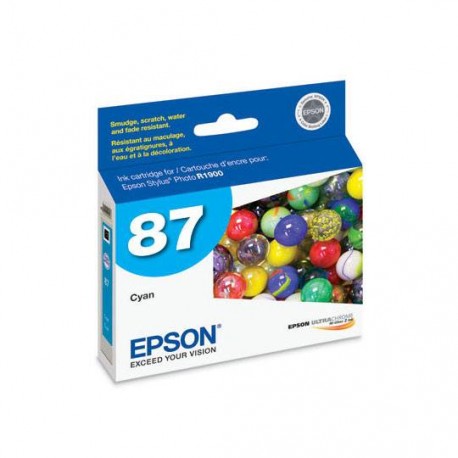 TINTA EPSON T087220 87 COLOR CYAN - Envío Gratuito