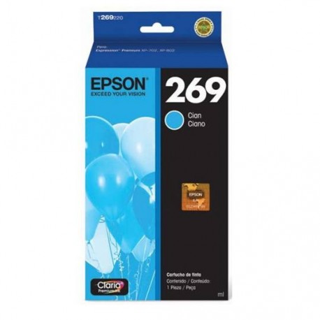 TINTA EPSON T269220-AL 269 COLOR CYAN - Envío Gratuito