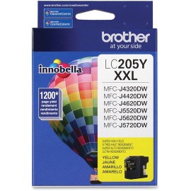 TINTA BROTHER LC205Y LC205Y COLOR AMARILLO - Envío Gratuito