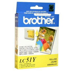 TINTA BROTHER LC51Y LC51Y COLOR AMARILLO - Envío Gratuito