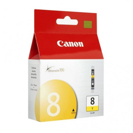 TINTA CANON CLI8Y CLI8Y COLOR AMARILLO - Envío Gratuito