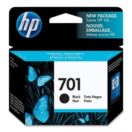 TINTA HP CC635A 701 COLOR NEGRO - Envío Gratuito