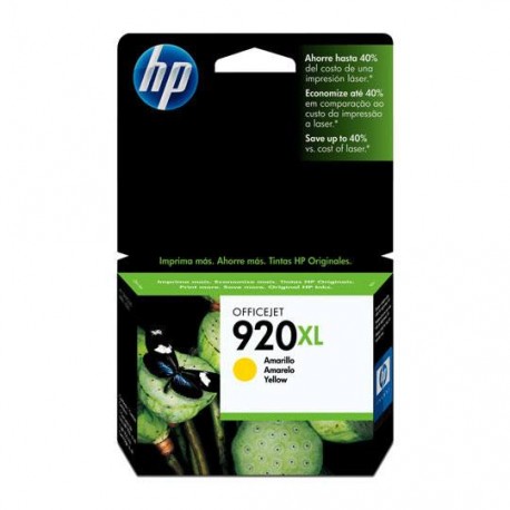 TINTA HP CD974A 920XL COLOR AMARILLO - Envío Gratuito