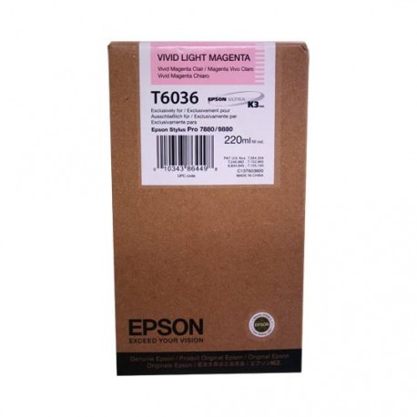 TINTA EPSON T6036 T603600 COLOR MAGENTA - Envío Gratuito