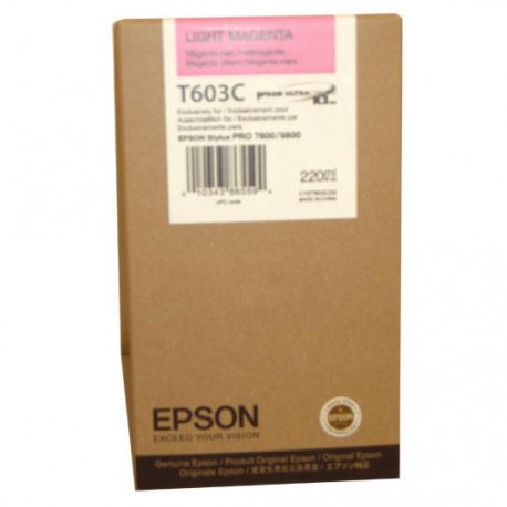 TINTA EPSON T603C T603C00 COLOR MAGENTA - Envío Gratuito