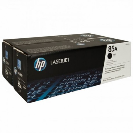 TONER DUAL PACK HP 85A CE285AD COLOR NEGRO - Envío Gratuito