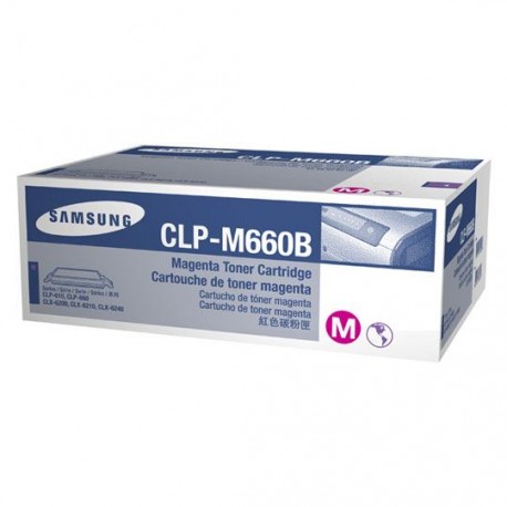 TONER SAMSUNG CLPM660B CLPK660B COLOR MAGENTA - Envío Gratuito