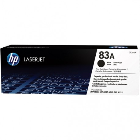 TONER HP 83A CF283A COLOR NEGRO - Envío Gratuito