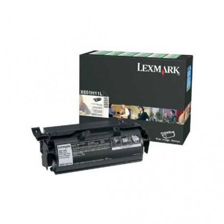 TONER LEXMARK X651H11L X651H11L COLOR NEGRO - Envío Gratuito