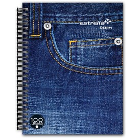 CUADERNO PROFESIONAL RAYA ESTRELLA DE 100 HOJAS PASTA DURA TIPO DOBLE 1 PIEZA - Envío Gratuito