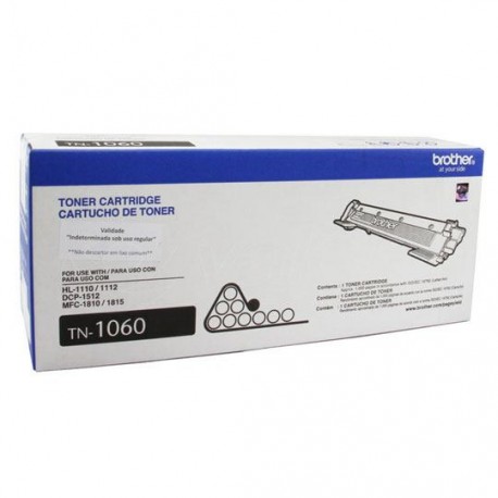 TONER BROTHER TN1060 TN1060 COLOR NEGRO - Envío Gratuito