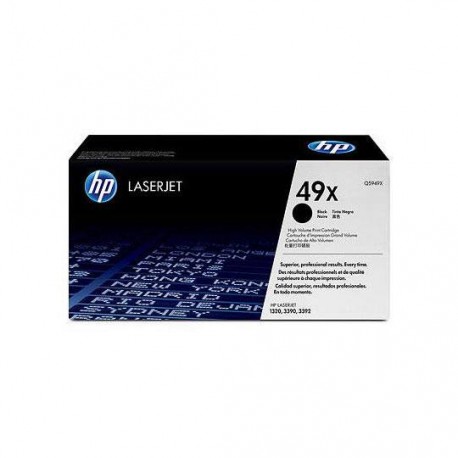 TONER HP 49X Q5949X COLOR NEGRO - Envío Gratuito