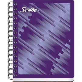 CUADERNO FORMA FRANCESA CUADRO CHICO SCRIBE DE 100 HOJAS PASTA SEMI RIGIDA TIPO METALICO 1 PIEZA - Envío Gratuito