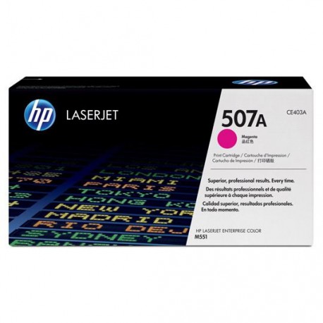 TONER HP 507A CE403A COLOR MAGENTA - Envío Gratuito