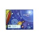 CUADERNO FORMA ITALIANA CUADRO GRANDE ESTRELLA DE 100 HOJAS PASTA CARTONCILLO TIPO ESPIRAL 1 PIEZA - Envío Gratuito