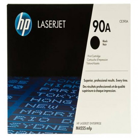 TONER HP 90A CE390A COLOR NEGRO - Envío Gratuito