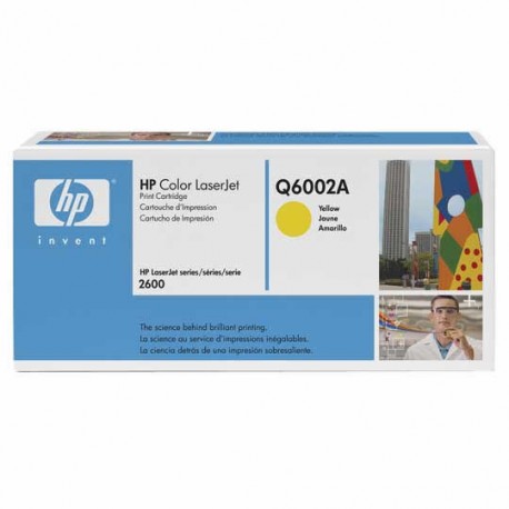 TONER HP 124A Q6002A COLOR AMARILLO - Envío Gratuito