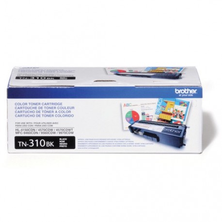 TONER BROTHER TN310BK TN310BK COLOR NEGRO - Envío Gratuito