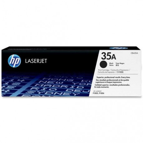 TONER HP 35A CB435A COLOR NEGRO - Envío Gratuito