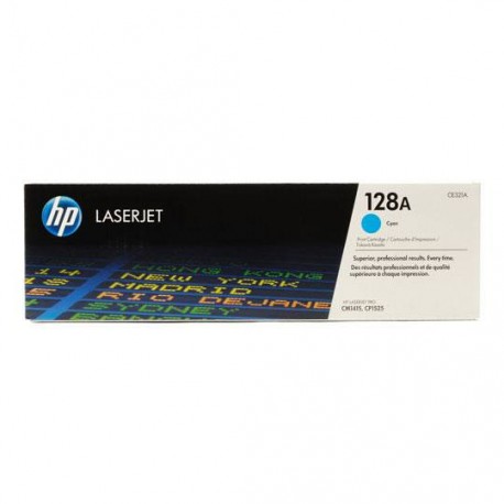 TONER HP 128A CE321A COLOR CYAN - Envío Gratuito