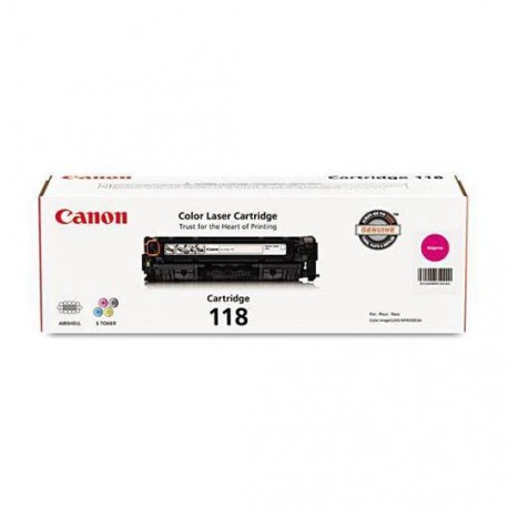 TONER CANON 118M 2660B001AA COLOR MAGENTA - Envío Gratuito