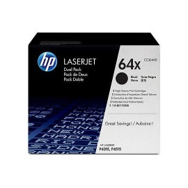 TONER DUAL PACK HP 64X CC364XD COLOR NEGRO - Envío Gratuito