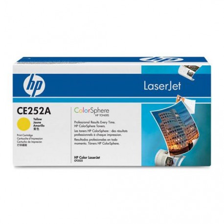 TONER HP 504A CE252A COLOR AMARILLO - Envío Gratuito