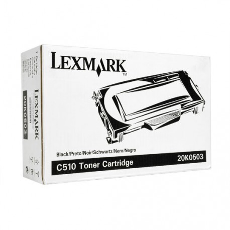 TONER LEXMARK 20K0503 20K0503 COLOR NEGRO - Envío Gratuito