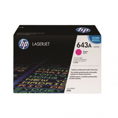 TONER HP 643A Q5953A COLOR MAGENTA - Envío Gratuito