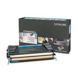 TONER LEXMARK C736DN C734A1CG COLOR CYAN - Envío Gratuito